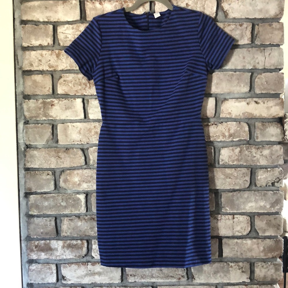 Old Navy Black and Blue striped dress